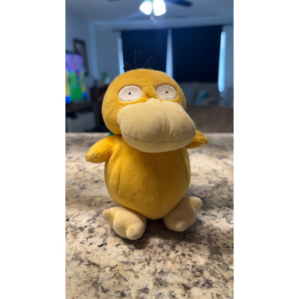 Pokemon Psyduck Plush Yellow Pocket Monsters Nintendo Stuffed Animal 6 Inch